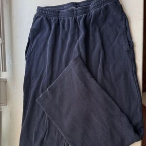 Waffle Knit Navy Blue Pants